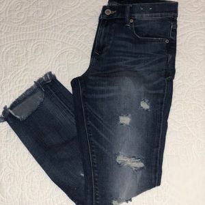Express midrise straight ankle jean